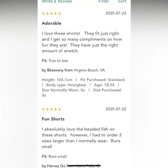 Anthropologie NWT The Colette Beaded Icon Shorts by Maeve size 25P. - Picture 13 of 16